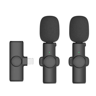 China Wireless Lavalier Microphone Lavalier Microphone With Smart Noise Cancellation Long Working Time Wireless Microphone for sale