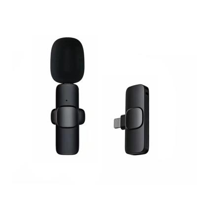 China Plug & Play 2.4G Wireless Recording Microphone Mic New Lavalier Microphone Wireless Microphone For Phone for sale