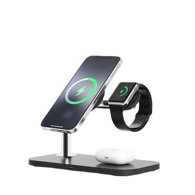 China Small And Convenient Smart Watch 15W Customized Logo Wireless Charger Magnetic Charger For iPhone for sale