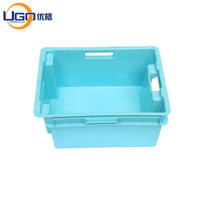 China Fish Plastic Crate Mould , Plastic Dies And Moulds Auto Drop Hot Runner for sale