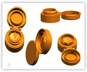 China Edible Oil Bottle Plastic Cap Mould Flip Top Oil Cap Hot Runner Valve Gate For Egypt for sale