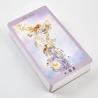 China Eco-friendly Cheap Price Customized Coloring Tarot Card Printing Rounded Color Gold Edges Tarot Card Printing for sale