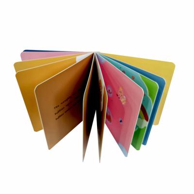 China Eco-friendly Round Color Kids Book Words Learning Cardboard Books Custom Printing For Kids Board Book for sale