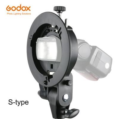 China Handheld Camera Godox S Type Bracket Grip Bowens S Mount Bracket For Speedlite Snoot Softbox Beauty Dish Flash Honeycomb for sale