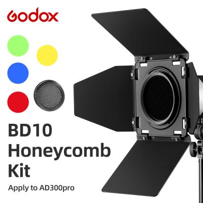 China Godox BD-10 Barn Door Honeycomb Color Gel Filter For AD300Pro Outdoor Camera Flash 6952344219577 for sale