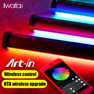 China Mini IWATA Master S RGB LED Light Tube Pavotube Handheld Photography Lamp with APP Control Multiple Scenes Tube Visual Soft Lighting for sale