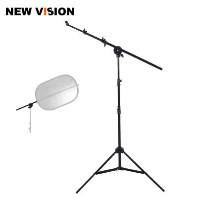 China PORTABLE Studio Photo Studio Stand Bracket Swivel Head Reflector Disc Arm Support 26