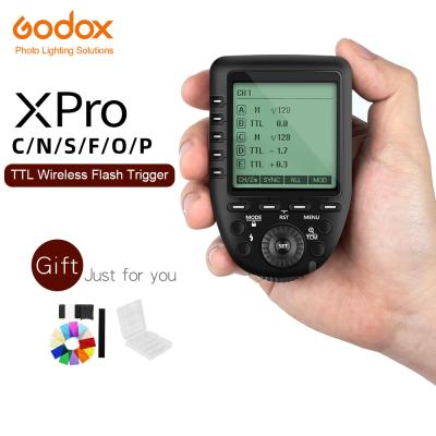 China Godox Xpro Series Flash Boot Xpro-C/N/S/F/O Flash Transmitter For All Type Camera For Canon Nikon Sony Olympus Panasonic Fuji for sale