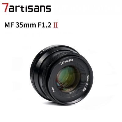 China 7artisans 7artisans 35mm F1.2II Prime Lens for Sony E/Fuji/M43/Canon Eos-m/Nikon Z Mount A6500 A6600 M100 X-S10 DC-S1 EM10III 35mm F1.2II for sale