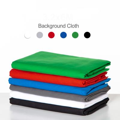 China Other Red Color Cotton Textile Muslin Photo Backgrounds Photo Studio Photography Studio Screen Photography Screen Chromakey Black Green Blue Green Cloth for sale