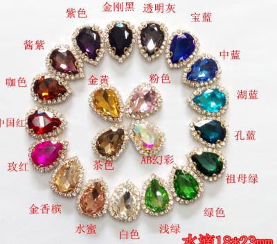 China Bling Bling sew on Crystal Stone /Rhinestones glass crystal beads/sew on rhinestone with claw for sale