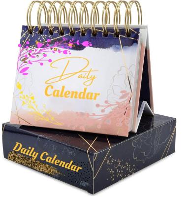 China 100% Eco-friendly Durable 365 Day Custom Printing Creative Daily Offices 2022 2023 Personalized Undated Wall Calendar 365/print Advent Monthly Calendar for sale