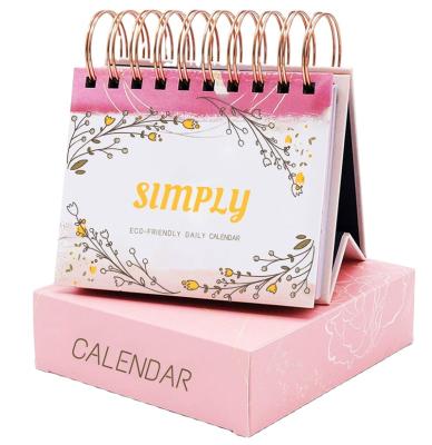 China Table Calendar Customized 2022 2023 Printing Advent Calendars Inspired Inspirational Christmas Desk Calendars / Inspirational Paper Year Calendar for sale