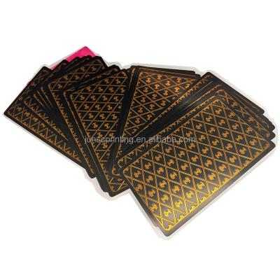 China Custom taro foil radiation plastic black lines plastic magic playing card/daily yugioh card deck custom affirmation/deck of cards for sale