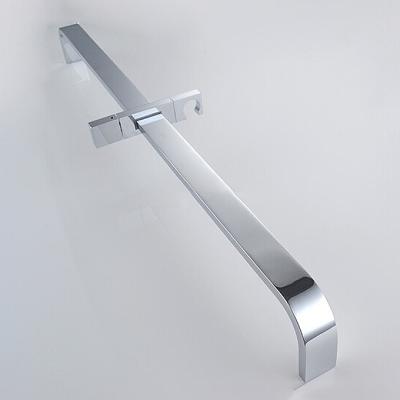 China Without Switch Bathroom Accessories Wall Mount Shower Sliding Bar Sliding Rail Bracket Kit Shelf for sale