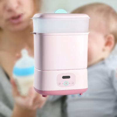 China Hot Selling BPA Free Professional Manufacture Baby Sterilizer 6 Bottles Baby Bottle Sterilizer Steam Sterilizer and Dryer for sale