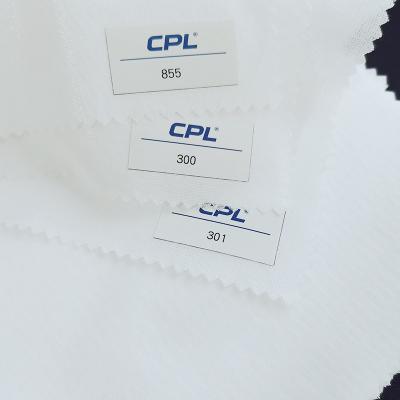 China Elastic Chinese Manufacturer Fabric Woven Shirt Collar Fusible Interlining for sale