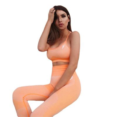 China High Waisted Women Breathable Gym Peach Seamless Hip Yoga Cropped Pants Gaiters Fitness for sale