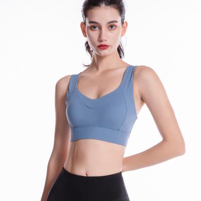 China Custom Fitness Sportswear Bra Quick Dry Yoga Bra Women Sports Beauty Back Stretched Breathable Wholesale Apparel for sale