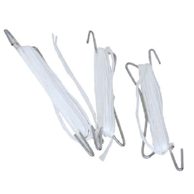 China Greenhouse Galvanized Steel Tomato CLASSIC M Hooks With Twine Rope With 15m PP Twine for sale