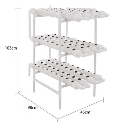 China Indoor Hydroponic Farms Systems 108 Holes Vertical Grow System Hydroponics Systems Kit for sale