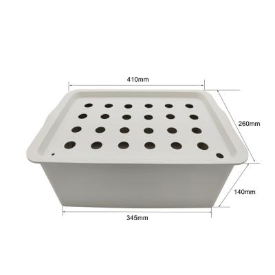 China Farms 24 Holes Box Static Growing Hydroponic Hydroponic Reservoir With Pump, Timer for sale