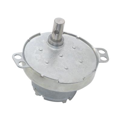 China JST50-500 12V Totally Enclosed Micro DC Gear Motor 24v Electric Motor 500 With Round Diameter 50 Gear Box Reducer 7mm Shaft With M3 Screw Hole for sale