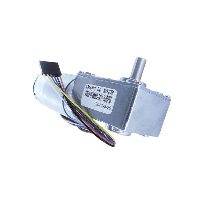 China Rs-555shipping totally enclosed and handling 12v 24v dc motor with speed reduction ASLONG for sale