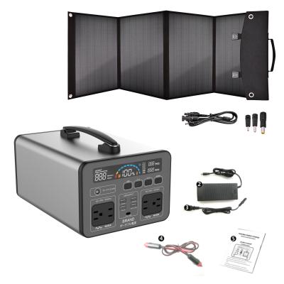 China IP67 1200W Portable Car Solar Generator For Outdoor Camping Food Truck Lithium Battery 324000mah CE\FCC\ROSH\PSE\UN38.3 for sale