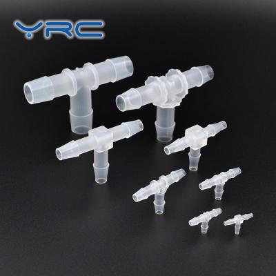 China Small Liquid Cheap Plastic Pipe Burr Tee Branch Tubing Fitting for sale