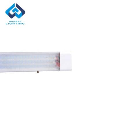 China Office project fund square three anti-purification lamp integration bracket lamp indoor lighting garage LED fluorescent lamp for sale