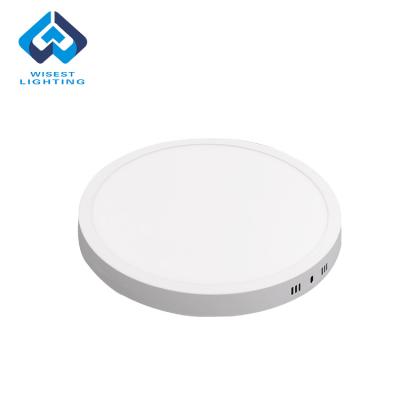 China AC110-265V Desktop Factory Price 2 Years Ceiling Recessed Round Ultra Thin 6W 9W 12W 18W 24W Led Panel Light for sale