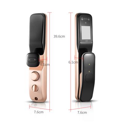 China New Trend Home/Hotel/Apartment/Airbnb/Bedroom/Office Fingerprint Face Recognition Smart Door Face Lock App Remote Control Lock WiFi TTLOCK App for sale