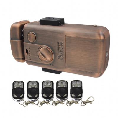 China Safe Electronic Remote Control Wireless Invisible Lock Wooden/Metal Door Lock Door LY15CR2 for sale