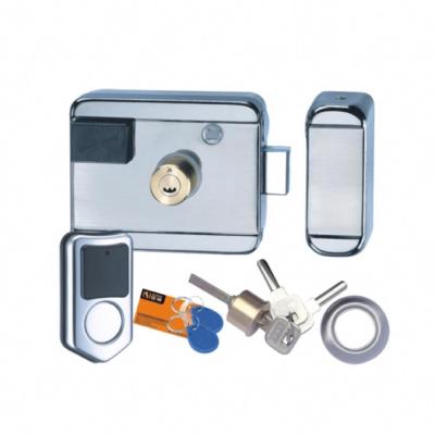 China Home Rental Hotel Door Electronic Sensor LY09BM8B1 IC Card Cylinder Security Latch Home Electronic Door Lock for sale