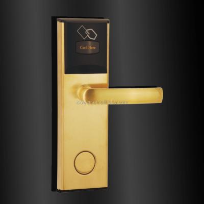 China Hot Hotel Selling Highly Stable Key RFID Hotel Door Lock System With Free Software Hotel Lock for sale