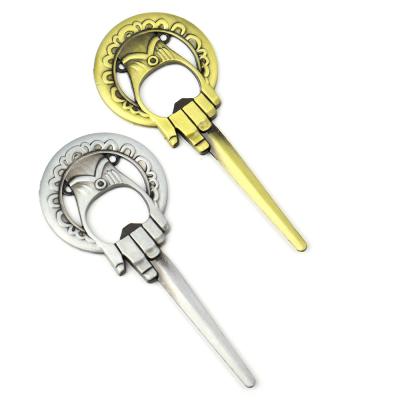 China Viable Hot Sale Personalized Creative Key Chain Pendant King's Hand Bottle Opener for sale