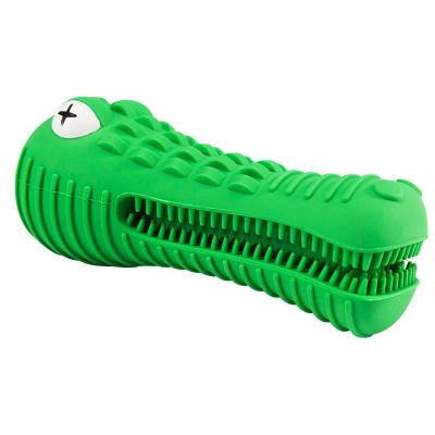 China Factory Direct Viable Rubber Molar Stick Crocodile Dog Toothbrush Healthy Dog Toy Pet Supplies for sale