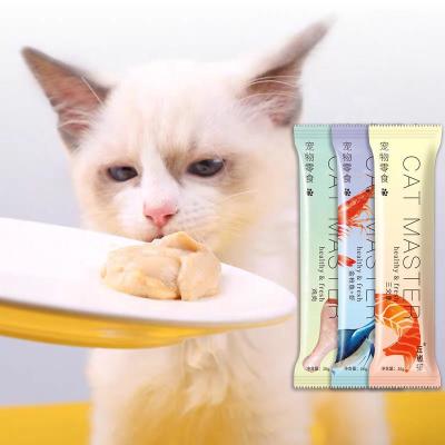 China Viable Soft Cool Snacks For Cats Wet Cat Snack Bar Cat Treats for sale