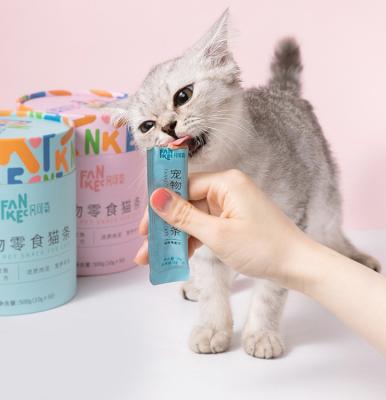 China Assured Wholesale Quality Pet Snacks Nutrition Cat Strips Viable for sale