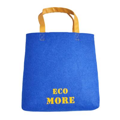 China Wholesale Recycled Shopping Bags Manufacturer Beauty Bags RPET Cloth Felt Bag Customized Viable for sale