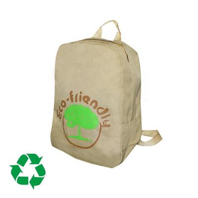 China Cheap Designer Waterproof Promotional Backpack Sustainable Recycled RPET Fabric School Bags For Teenagers for sale