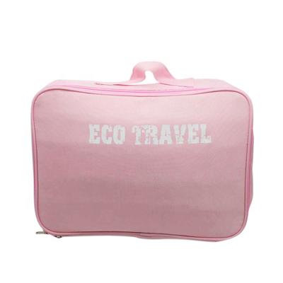 China Fashion Organizer Custom Waterproof Luggage Sustainable RPET Travel Bag Kit for sale