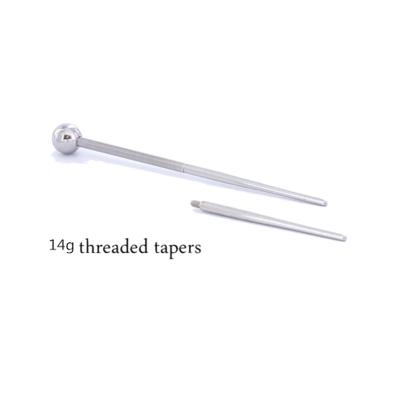 China Stainless Steel Casual / Sporty Surgical Insert Tapered Pin For Internally Piercing Jewelry Wire Taper Piercing for sale