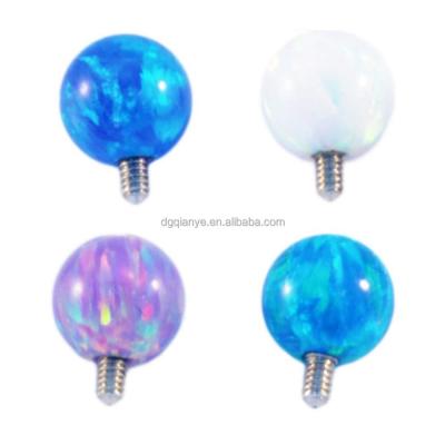 China Decoration Stainless Steel Ball Micro Opal Skin Tops Anchor Skin Diver Opal Top for sale