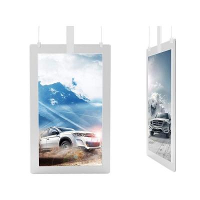 China Indoor 55 Inch 3840*2160 Hanging Advertising Player Ultrathin Double Sided Transparent LCD Monitor for sale