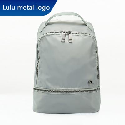 China The same popular classy yoga backpack fashion Oxford Lulu men's and women's yoga fashion simple border simple schoolbag for sale