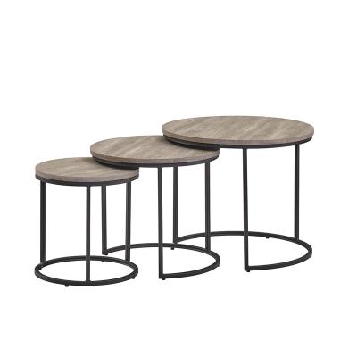 China (Size) wood and resin adjustable rustic olives around side coffee tables for sale