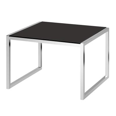 China (Size)Adjustable Modern Stylish Side Bed Table With Silver Legs Table For Corner for sale