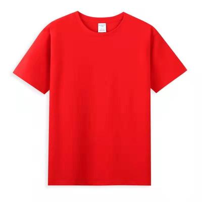 China Manufacturer Wholesale High Quality Solid Color T-shirt Anti-wrinkle 210 Grams Cotton 100% Cotton Oversize Custom Logo Men's T-shirt Blank for sale